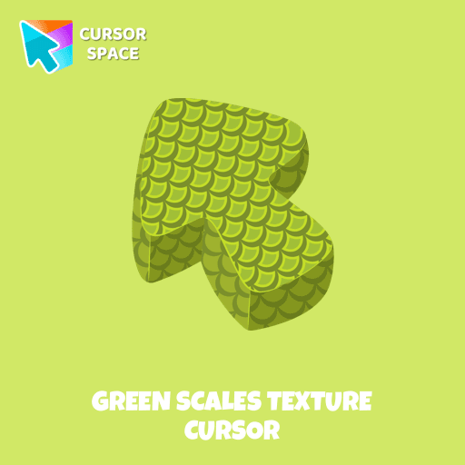 Green Scales Texture cursor arrow cursor
